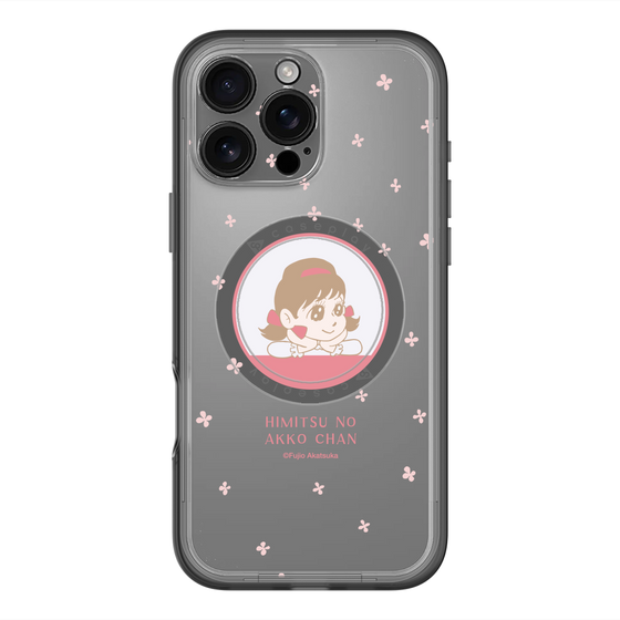 スリムプロテクションプレミアムケース with MagSafe［ ひみつのアッコちゃん - アッコちゃん - クリア ］