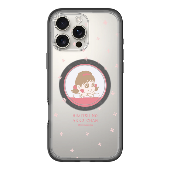 スリムプロテクションプレミアムケース with MagSafe［ ひみつのアッコちゃん - アッコちゃん - クリア ］