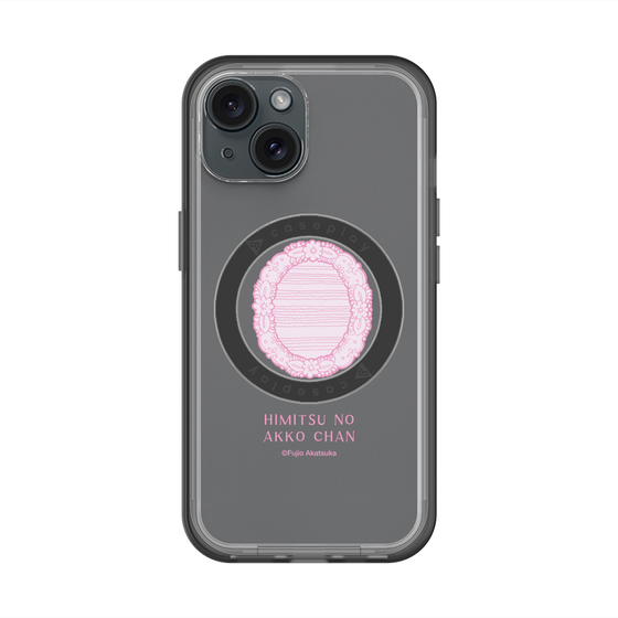 スリムプロテクションプレミアムケース with MagSafe［ ひみつのアッコちゃん - 魔法の鏡 - クリア ］