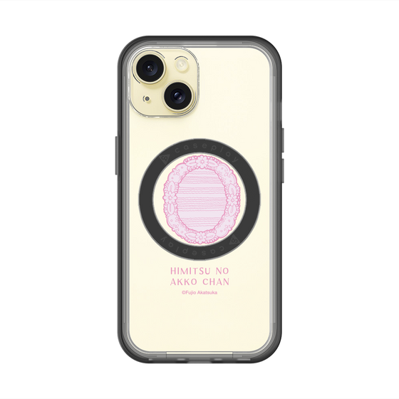 スリムプロテクションプレミアムケース with MagSafe［ ひみつのアッコちゃん - 魔法の鏡 - クリア ］