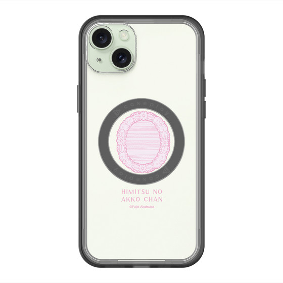 スリムプロテクションプレミアムケース with MagSafe［ ひみつのアッコちゃん - 魔法の鏡 - クリア ］