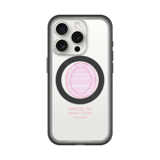 スリムプロテクションプレミアムケース with MagSafe［ ひみつのアッコちゃん - 魔法の鏡 - クリア ］