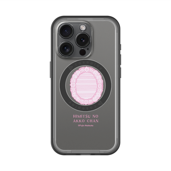スリムプロテクションプレミアムケース with MagSafe［ ひみつのアッコちゃん - 魔法の鏡 - クリア ］