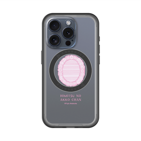 スリムプロテクションプレミアムケース with MagSafe［ ひみつのアッコちゃん - 魔法の鏡 - クリア ］