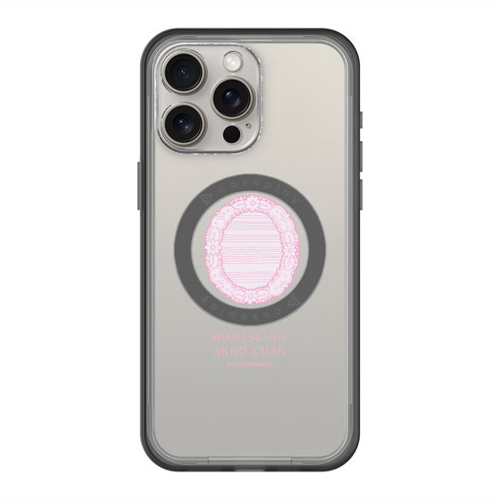 スリムプロテクションプレミアムケース with MagSafe［ ひみつのアッコちゃん - 魔法の鏡 - クリア ］
