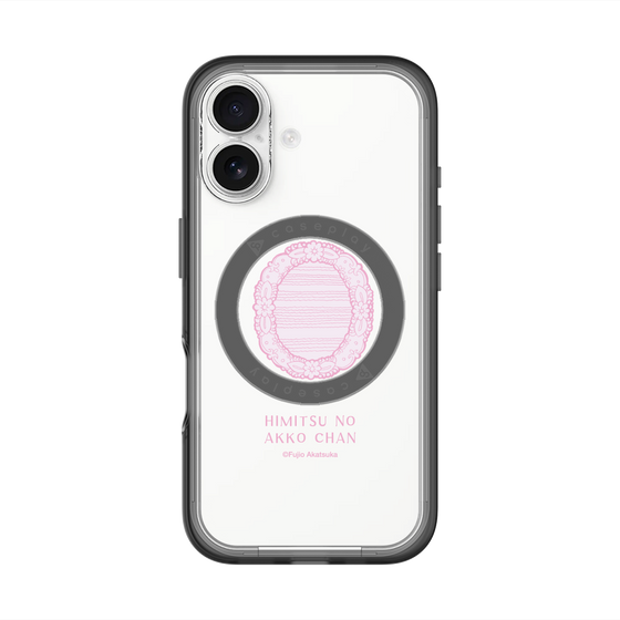 スリムプロテクションプレミアムケース with MagSafe［ ひみつのアッコちゃん - 魔法の鏡 - クリア ］