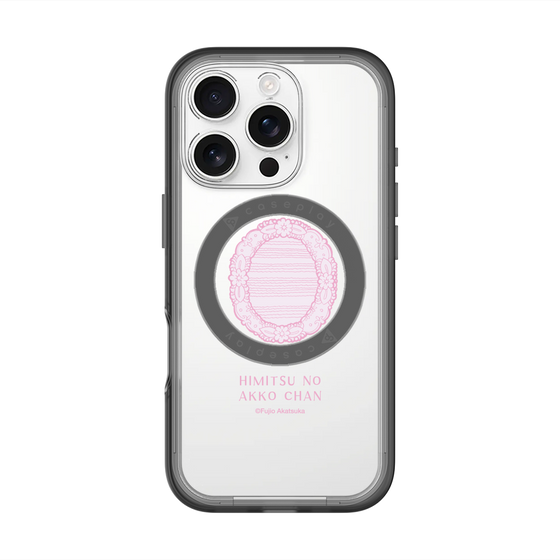 スリムプロテクションプレミアムケース with MagSafe［ ひみつのアッコちゃん - 魔法の鏡 - クリア ］