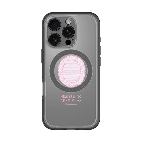 スリムプロテクションプレミアムケース with MagSafe［ ひみつのアッコちゃん - 魔法の鏡 - クリア ］