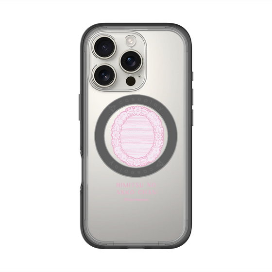 スリムプロテクションプレミアムケース with MagSafe［ ひみつのアッコちゃん - 魔法の鏡 - クリア ］