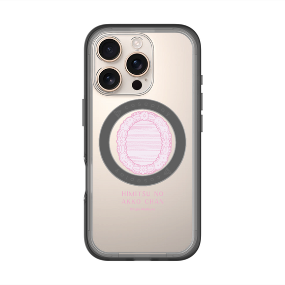 スリムプロテクションプレミアムケース with MagSafe［ ひみつのアッコちゃん - 魔法の鏡 - クリア ］