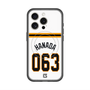 スリムプロテクションプレミアムケース with MagSafe［ 読売ジャイアンツ - #063 HANADA - ホーム ］