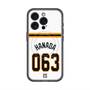 スリムプロテクションプレミアムケース with MagSafe［ 読売ジャイアンツ - #063 HANADA - ホーム ］