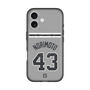 スリムプロテクションプレミアムケース with MagSafe［ 読売ジャイアンツ - #43 NORIMOTO - ビジター ］