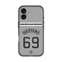 スリムプロテクションプレミアムケース with MagSafe［ 読売ジャイアンツ - #69 HIRAYAMA - ビジター ］