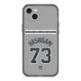 スリムプロテクションプレミアムケース with MagSafe［ 読売ジャイアンツ - #73 HASHIGAMI - ビジター ］