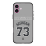 スリムプロテクションプレミアムケース with MagSafe［ 読売ジャイアンツ - #73 HASHIGAMI - ビジター ］