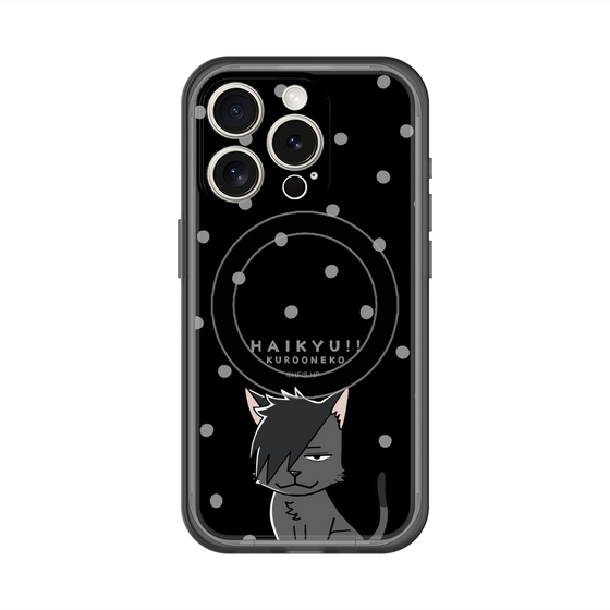 スリムプロテクションプレミアムケース with MagSafe［ ハイキュー!! - クロオネコ ］