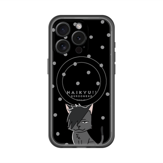 スリムプロテクションプレミアムケース with MagSafe［ ハイキュー!! - クロオネコ ］