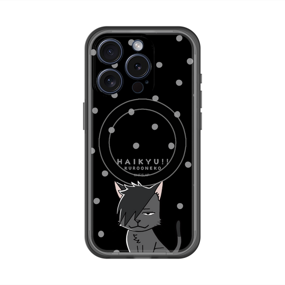 スリムプロテクションプレミアムケース with MagSafe［ ハイキュー!! - クロオネコ ］