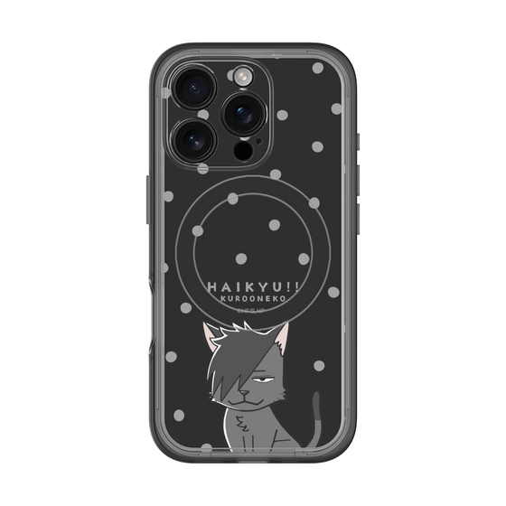 スリムプロテクションプレミアムケース with MagSafe［ ハイキュー!! - クロオネコ ］