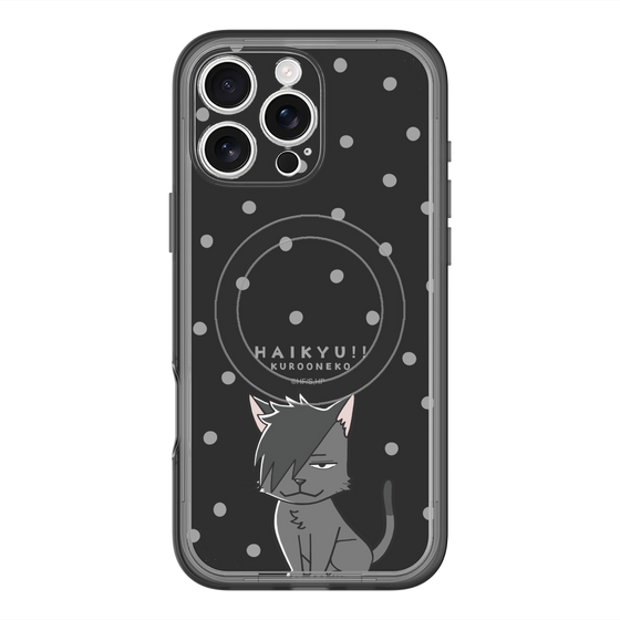スリムプロテクションプレミアムケース with MagSafe［ ハイキュー!! - クロオネコ ］