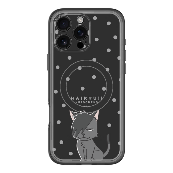 スリムプロテクションプレミアムケース with MagSafe［ ハイキュー!! - クロオネコ ］
