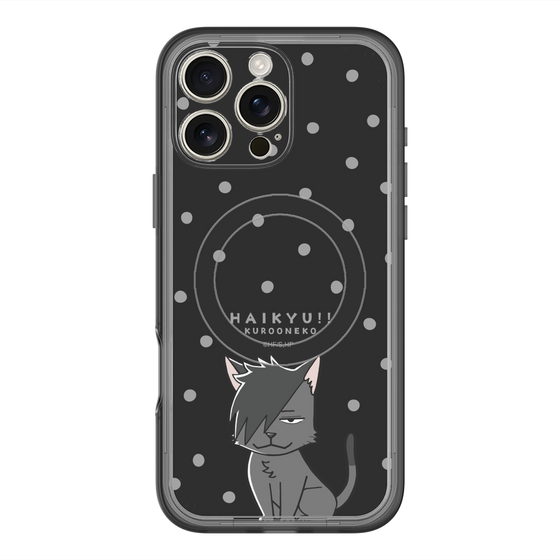 スリムプロテクションプレミアムケース with MagSafe［ ハイキュー!! - クロオネコ ］