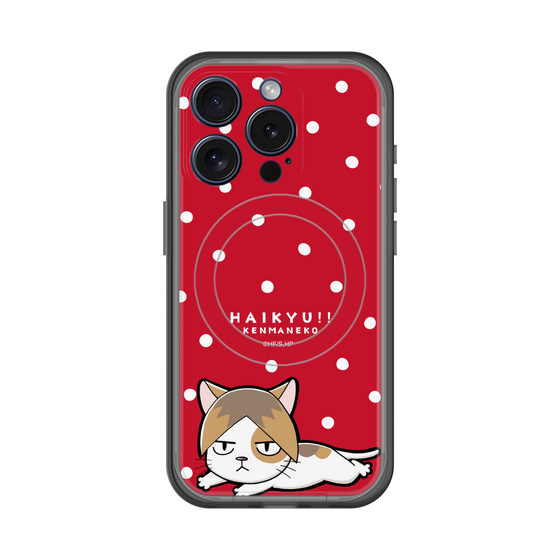 スリムプロテクションプレミアムケース with MagSafe［ ハイキュー!! - ケンマネコ ］