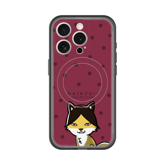 スリムプロテクションプレミアムケース with MagSafe［ ハイキュー!! - スナギツネ ］