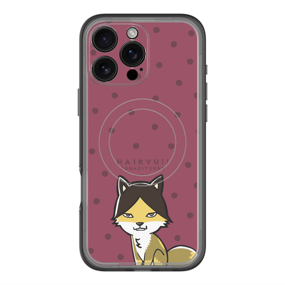 スリムプロテクションプレミアムケース with MagSafe［ ハイキュー!! - スナギツネ ］