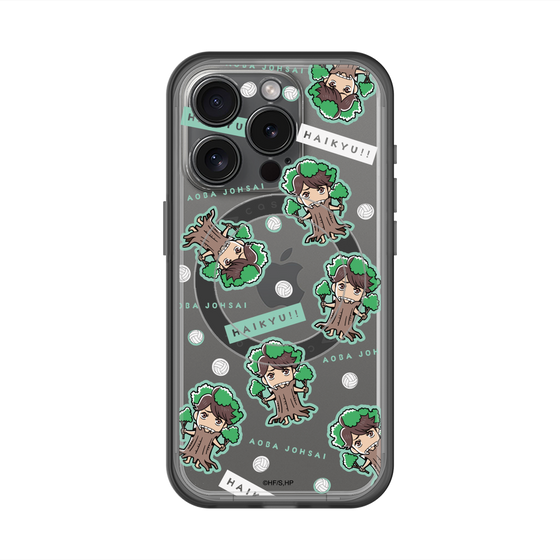 スリムプロテクションプレミアムケース with MagSafe［ ハイキュー!! - マスコットキャラ - 青葉城西高校 ］