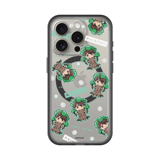 スリムプロテクションプレミアムケース with MagSafe［ ハイキュー!! - マスコットキャラ - 青葉城西高校 ］