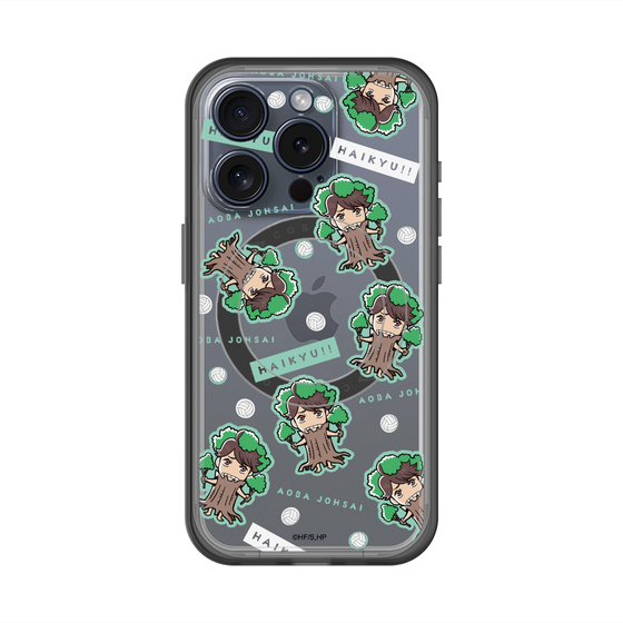 スリムプロテクションプレミアムケース with MagSafe［ ハイキュー!! - マスコットキャラ - 青葉城西高校 ］