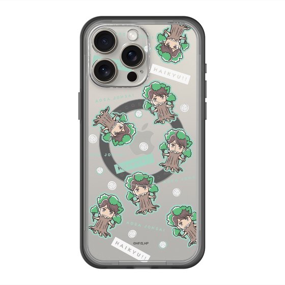 スリムプロテクションプレミアムケース with MagSafe［ ハイキュー!! - マスコットキャラ - 青葉城西高校 ］