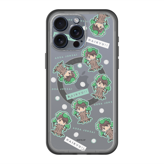 スリムプロテクションプレミアムケース with MagSafe［ ハイキュー!! - マスコットキャラ - 青葉城西高校 ］