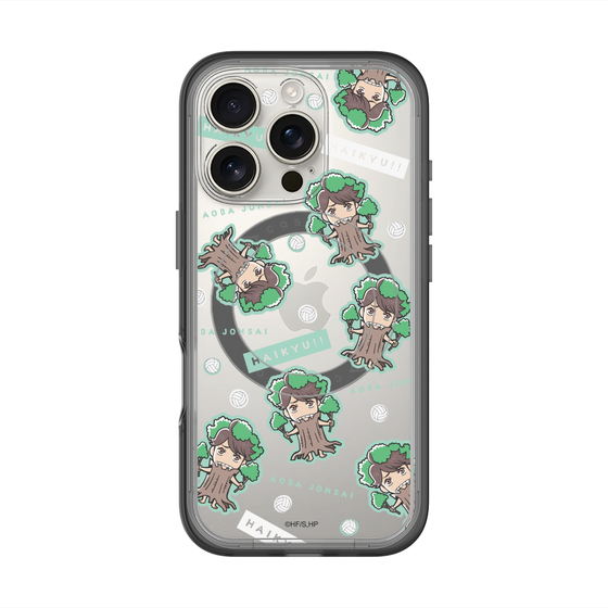 スリムプロテクションプレミアムケース with MagSafe［ ハイキュー!! - マスコットキャラ - 青葉城西高校 ］