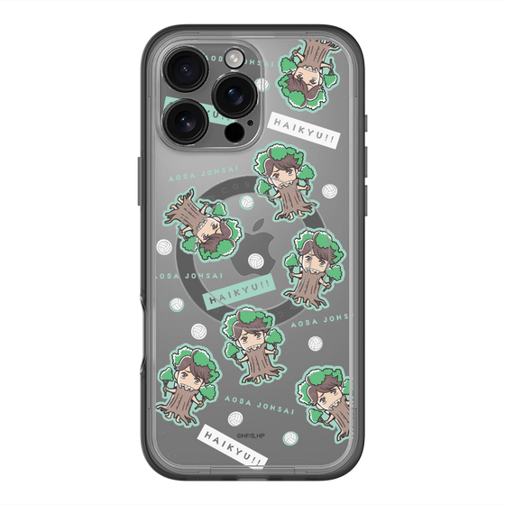 スリムプロテクションプレミアムケース with MagSafe［ ハイキュー!! - マスコットキャラ - 青葉城西高校 ］