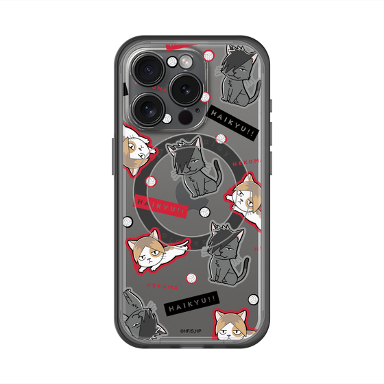 スリムプロテクションプレミアムケース with MagSafe［ ハイキュー!! - マスコットキャラ - 音駒高校 ］