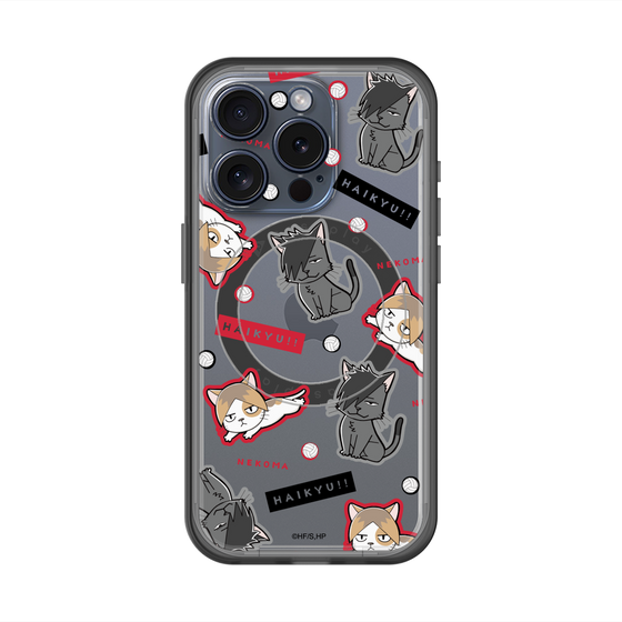スリムプロテクションプレミアムケース with MagSafe［ ハイキュー!! - マスコットキャラ - 音駒高校 ］