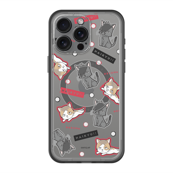 スリムプロテクションプレミアムケース with MagSafe［ ハイキュー!! - マスコットキャラ - 音駒高校 ］