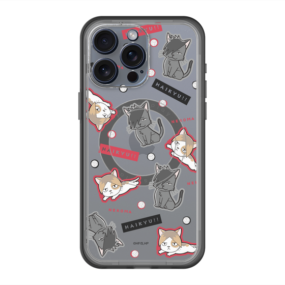 スリムプロテクションプレミアムケース with MagSafe［ ハイキュー!! - マスコットキャラ - 音駒高校 ］