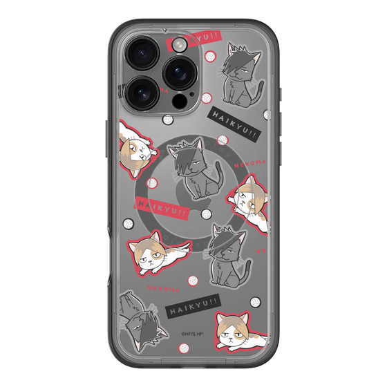 スリムプロテクションプレミアムケース with MagSafe［ ハイキュー!! - マスコットキャラ - 音駒高校 ］