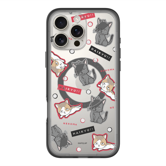 スリムプロテクションプレミアムケース with MagSafe［ ハイキュー!! - マスコットキャラ - 音駒高校 ］
