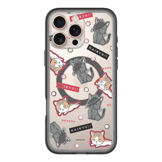 スリムプロテクションプレミアムケース with MagSafe［ ハイキュー!! - マスコットキャラ - 音駒高校 ］