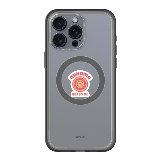 スリムプロテクションプレミアムケース with MagSafe［ ハイキュー!! - スクールバッジ - 音駒高校 ］