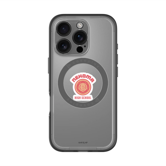 スリムプロテクションプレミアムケース with MagSafe［ ハイキュー!! - スクールバッジ - 音駒高校 ］