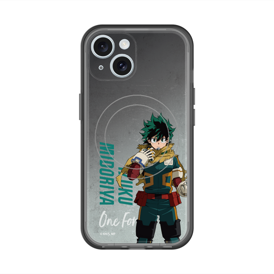 スリムプロテクションプレミアムケース with MagSafe［ 僕のヒーローアカデミア - 立ち絵 - 緑谷 出久 ］