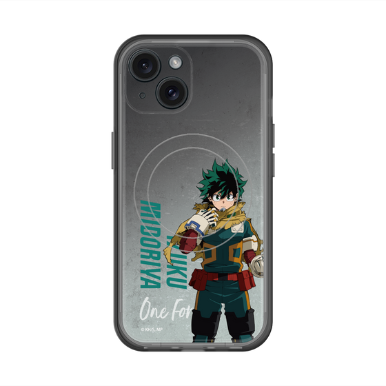 スリムプロテクションプレミアムケース with MagSafe［ 僕のヒーローアカデミア - 立ち絵 - 緑谷 出久 ］