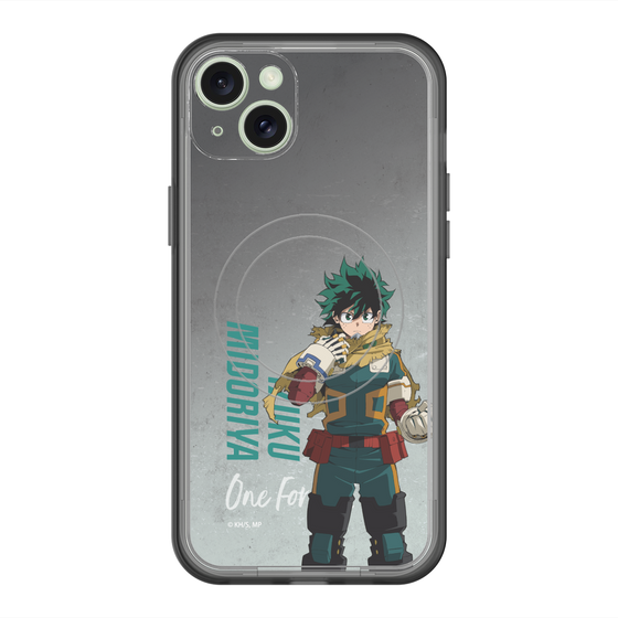 スリムプロテクションプレミアムケース with MagSafe［ 僕のヒーローアカデミア - 立ち絵 - 緑谷 出久 ］