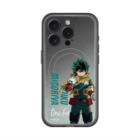 スリムプロテクションプレミアムケース with MagSafe［ 僕のヒーローアカデミア - 立ち絵 - 緑谷 出久 ］